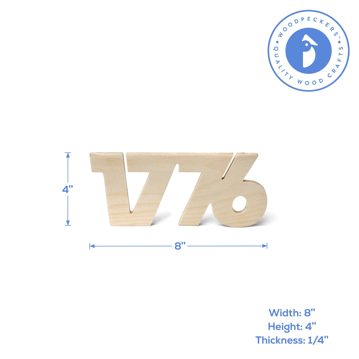 8" 1776 Cutout