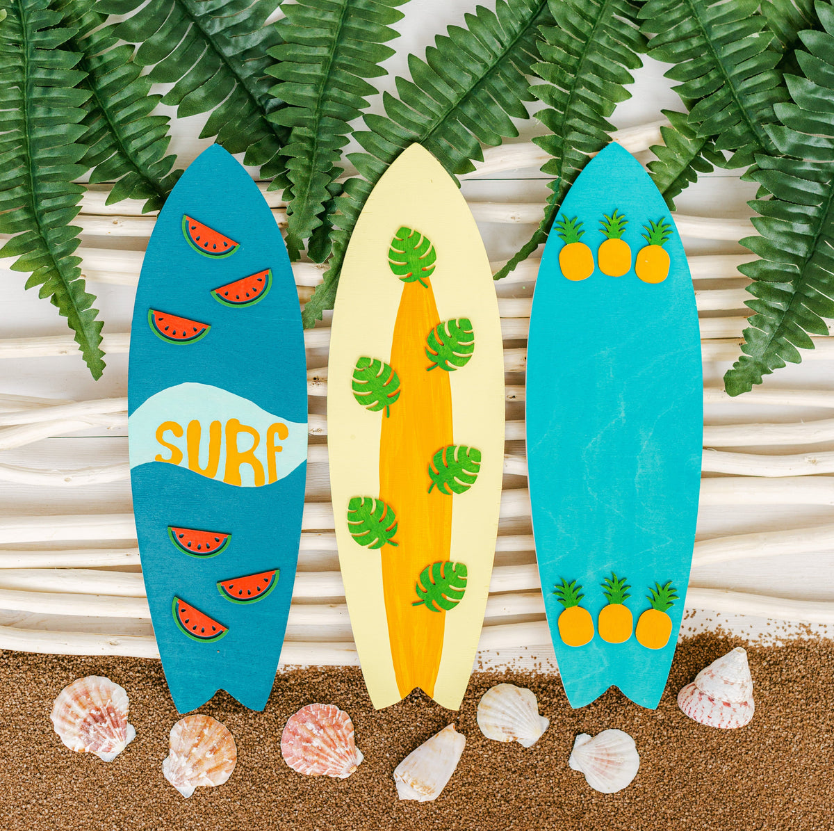 12" Wood Surfboard Cutout