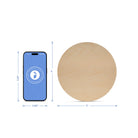 Woodpeckers Crafts 7" Circle Wooden Cutout, 1/2" Thick 