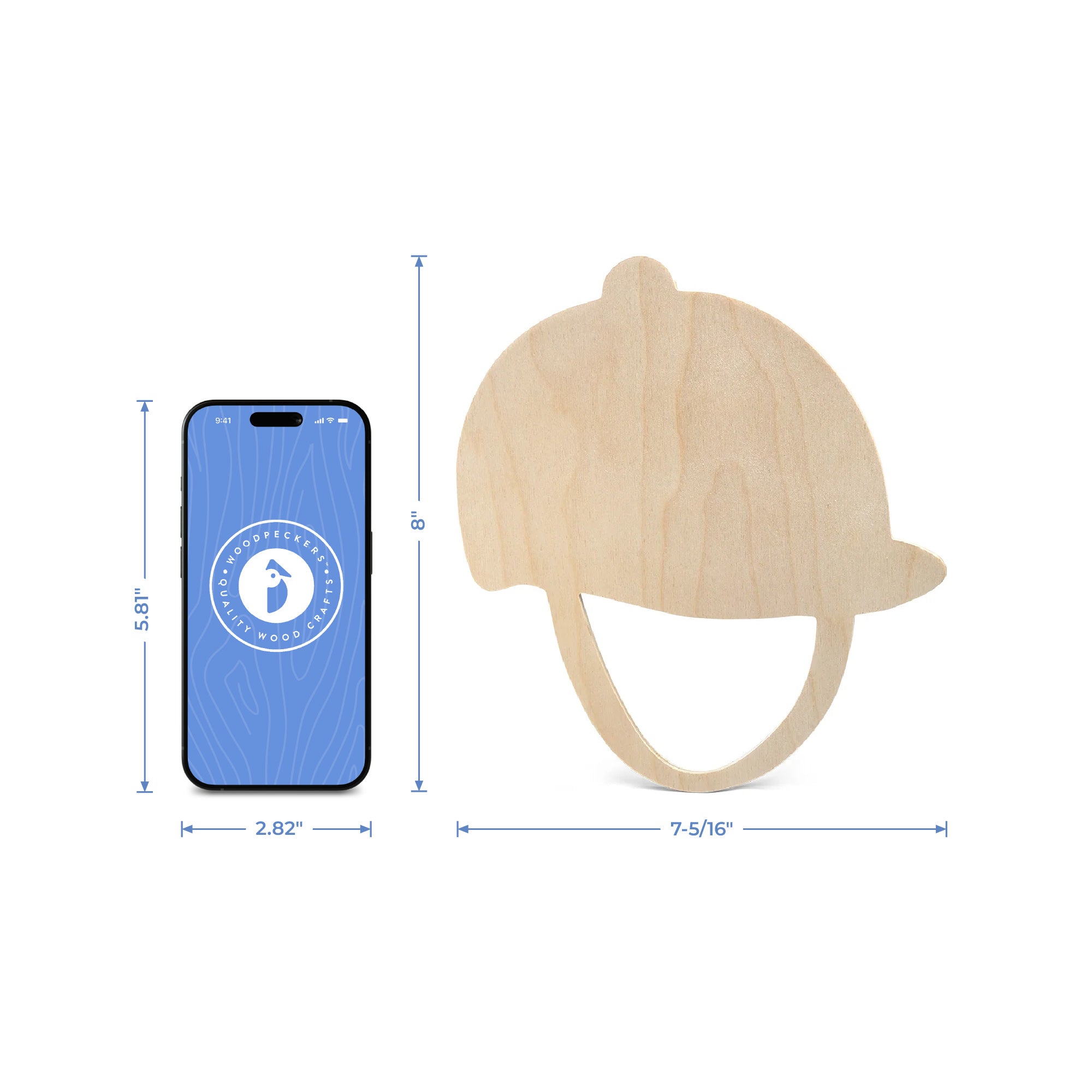 Jockey Helmet Cutout