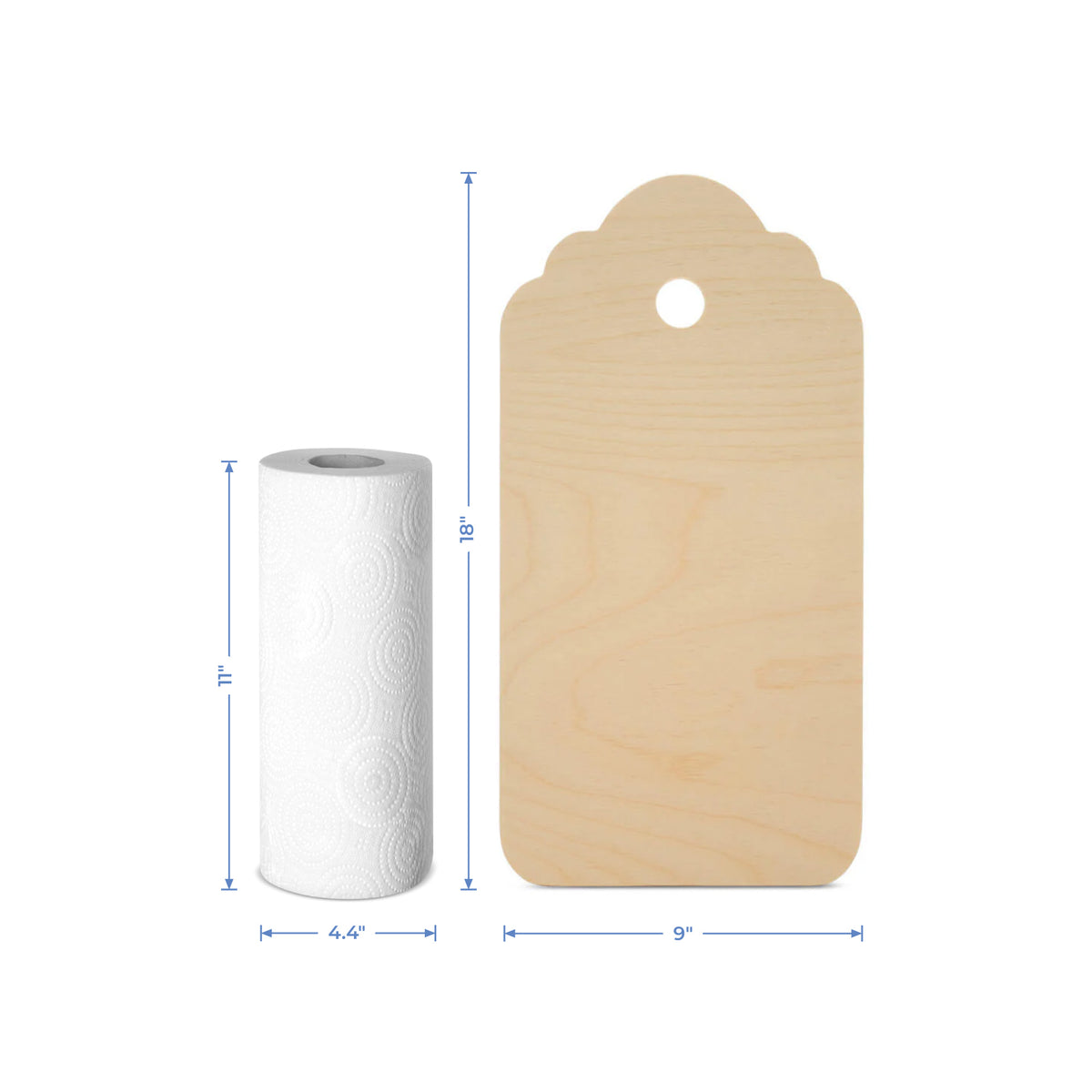 Gift Tag Cutout, Large 18" x 9"