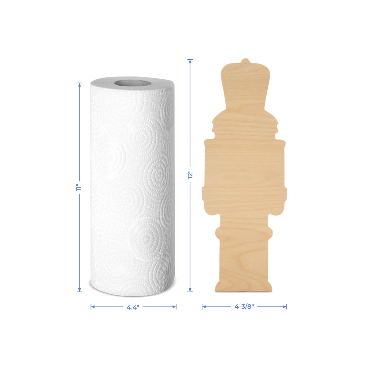 Christmas Nutcracker Cutout  12" x 4-3/8"