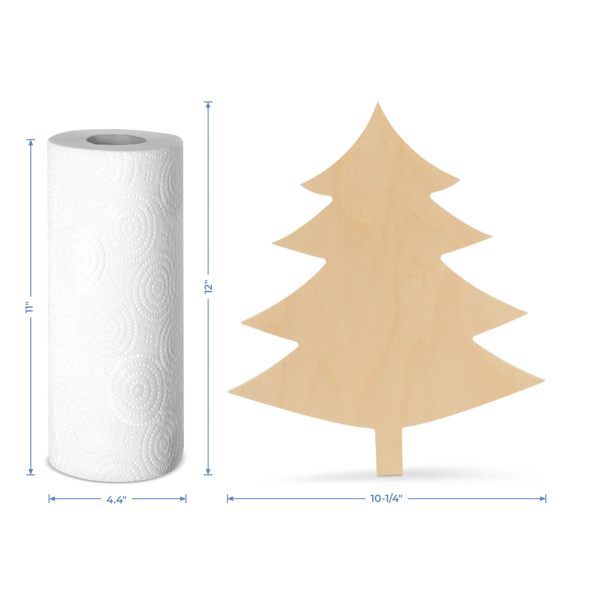 Christmas Tree Cutout, Large 12" x 10-1/4"