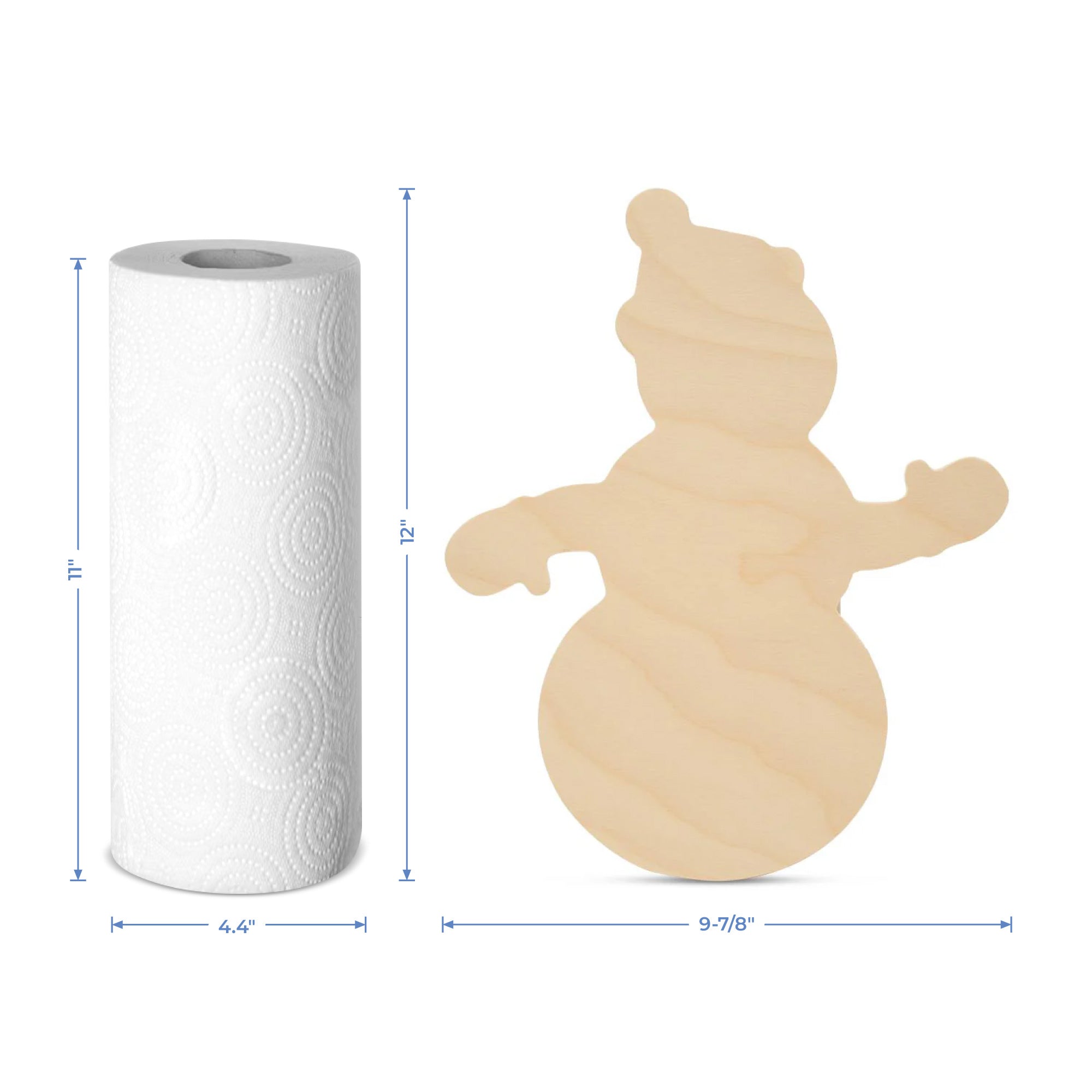 Snowman Cutout  12" X 9-7/8"
