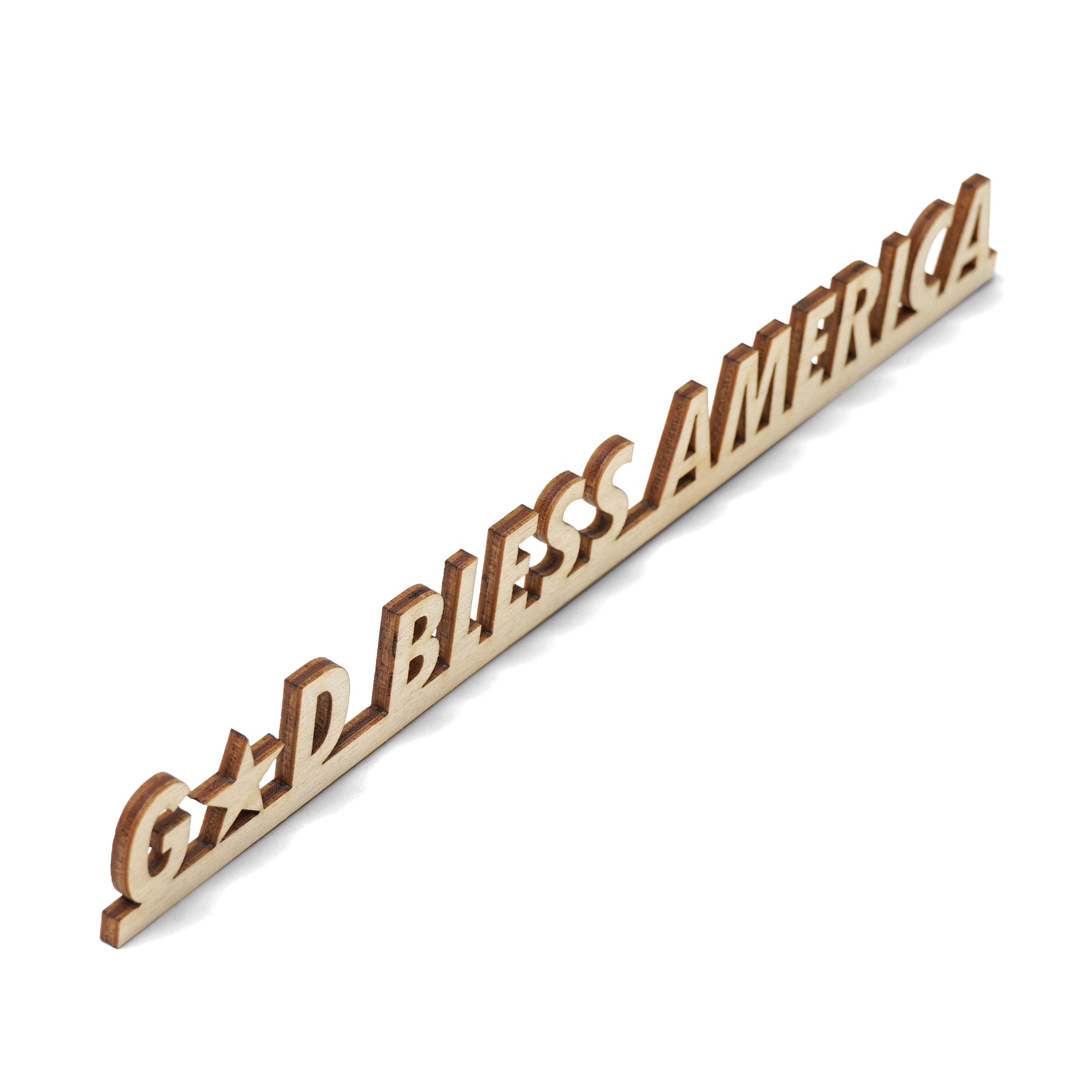 God Bless America Cutout | Woodpeckers Crafts