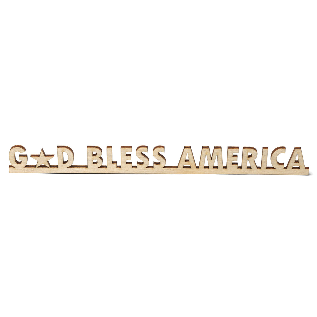 8" God Bless America Cutout