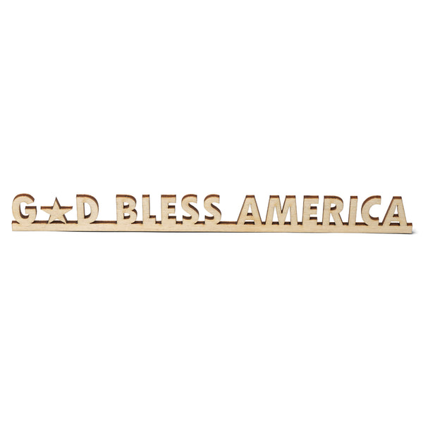 God Bless America Cutout | Woodpeckers Crafts