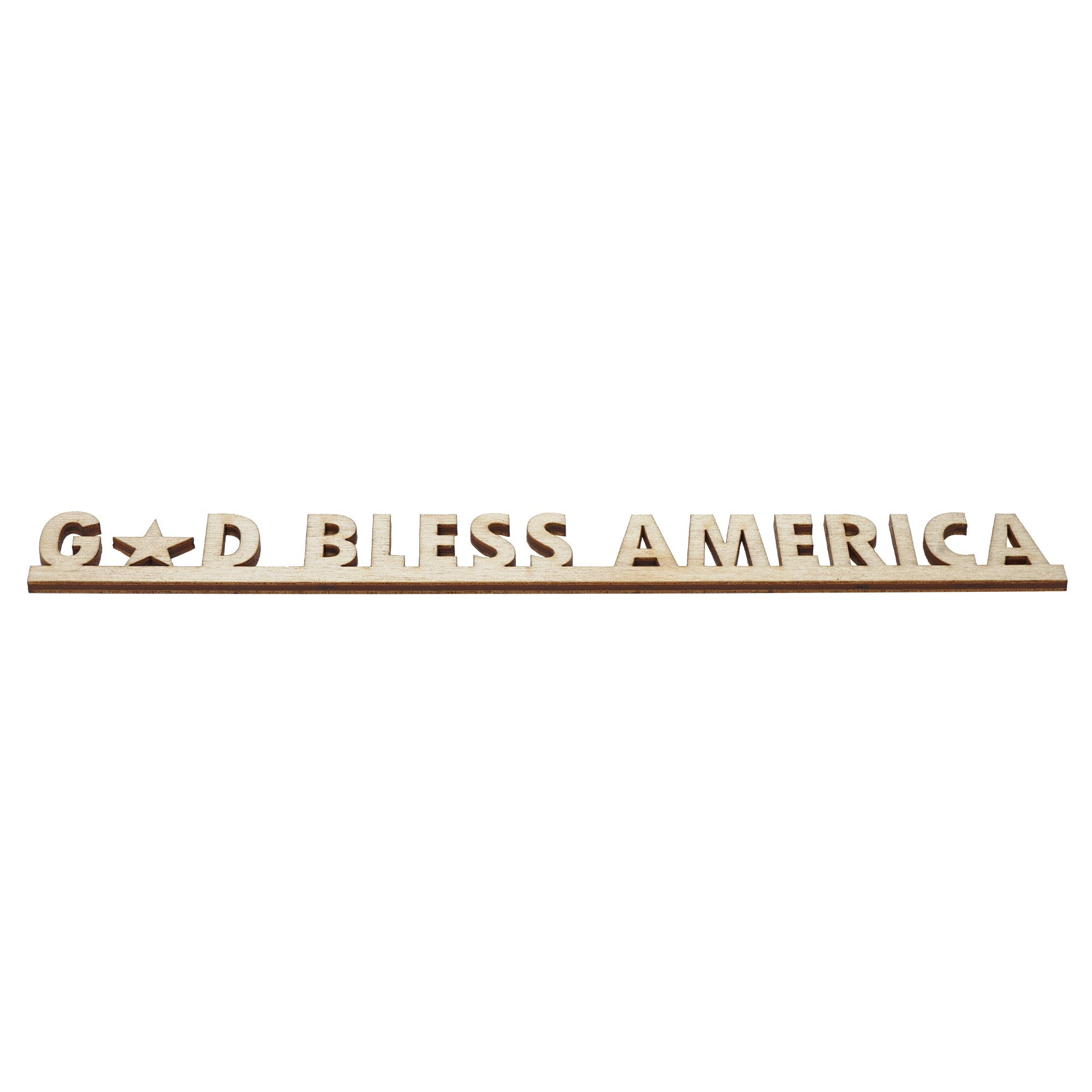 God Bless America Cutout | Woodpeckers Crafts