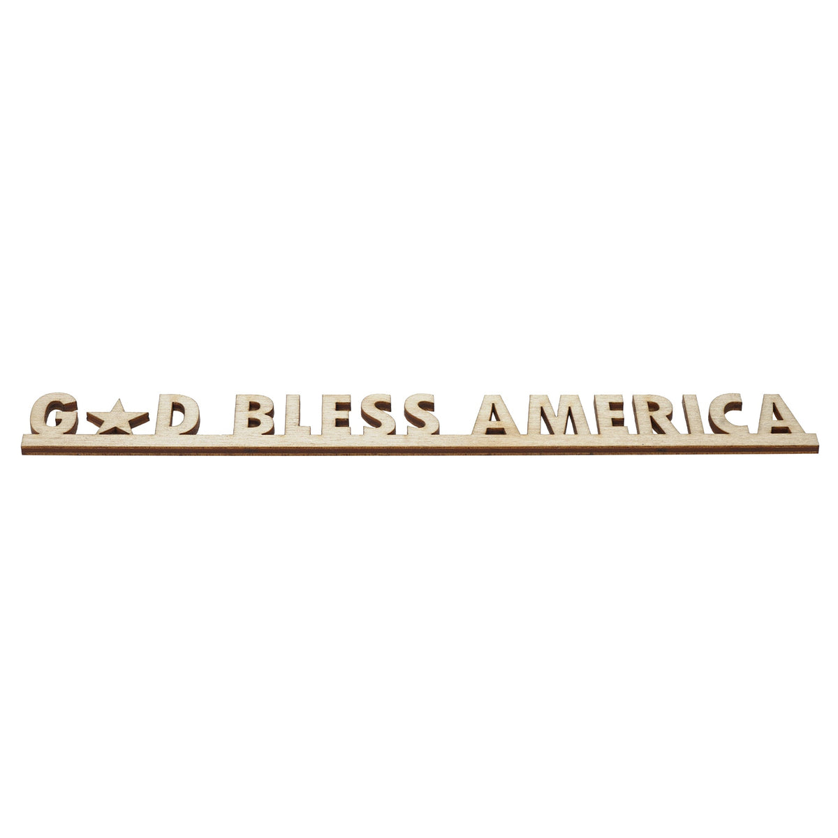8" God Bless America Cutout