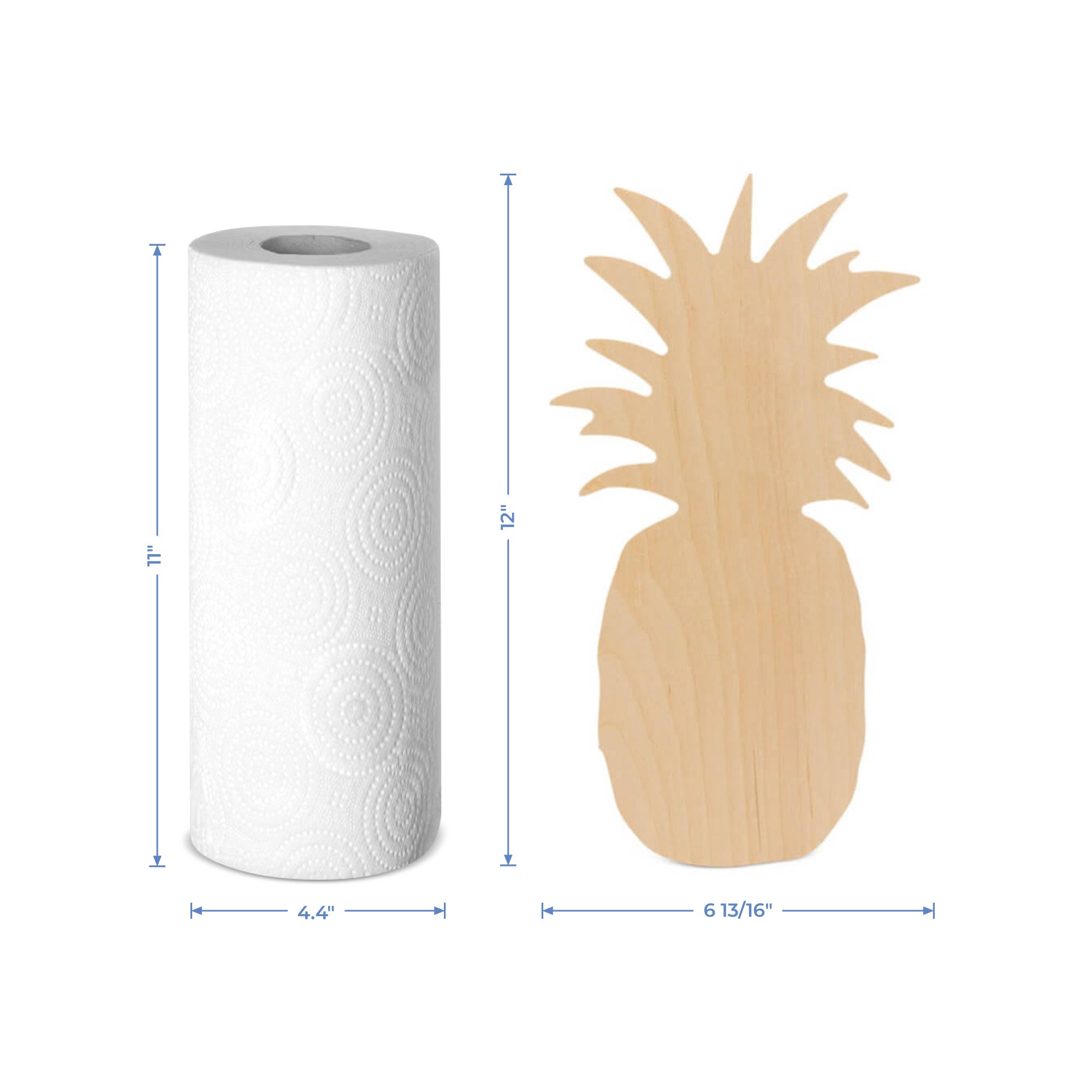 Wooden Pineapple Cutout