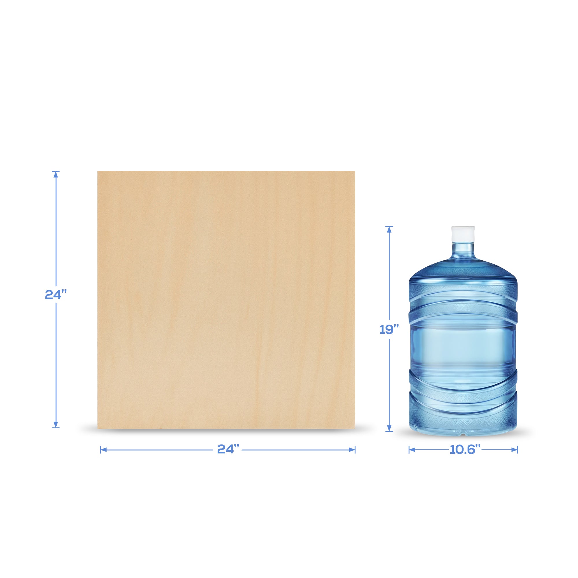 1/4" x 24" x 24" Baltic Birch Sheets B/BB