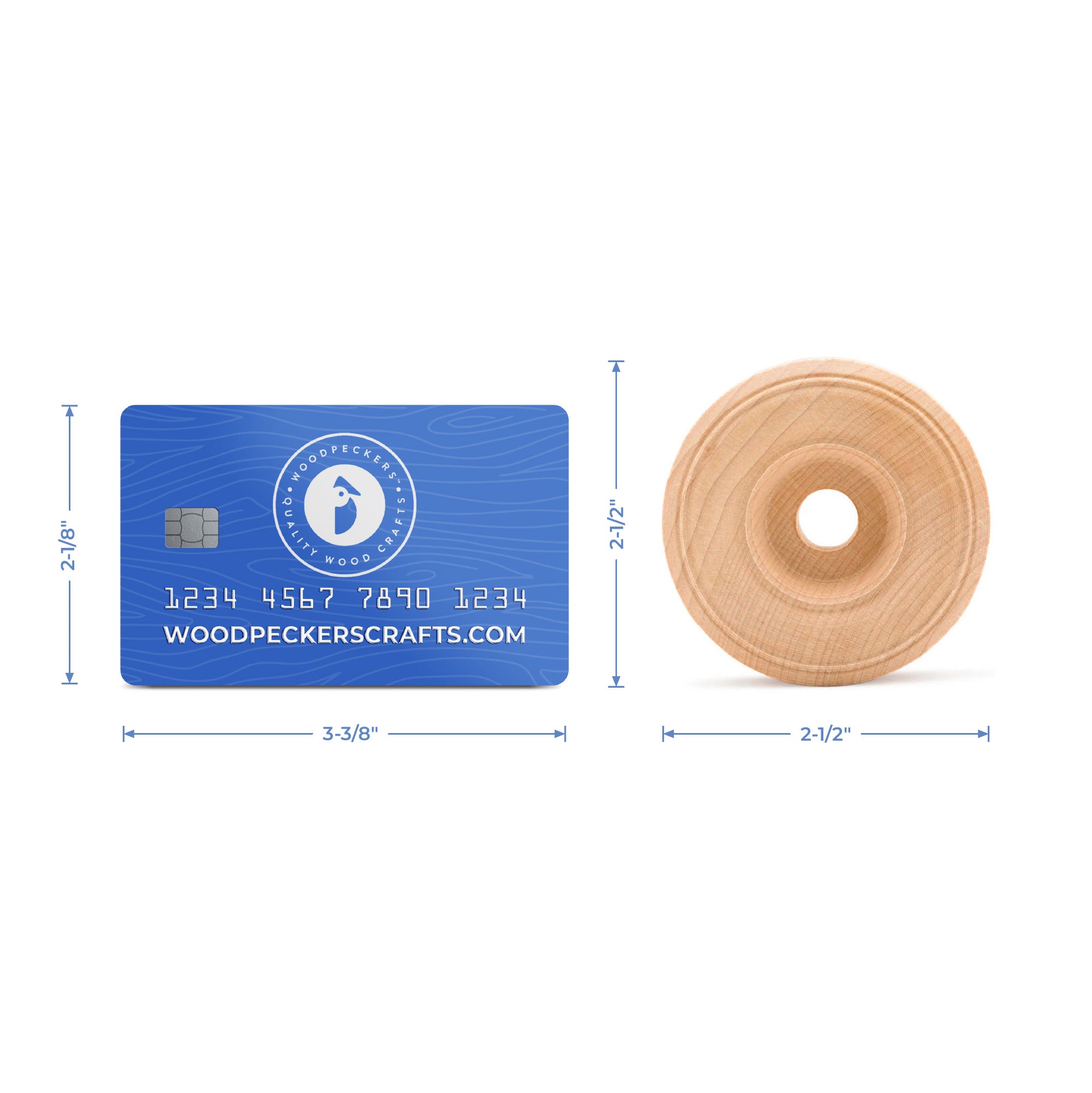 2-1/2" Treaded Wheel