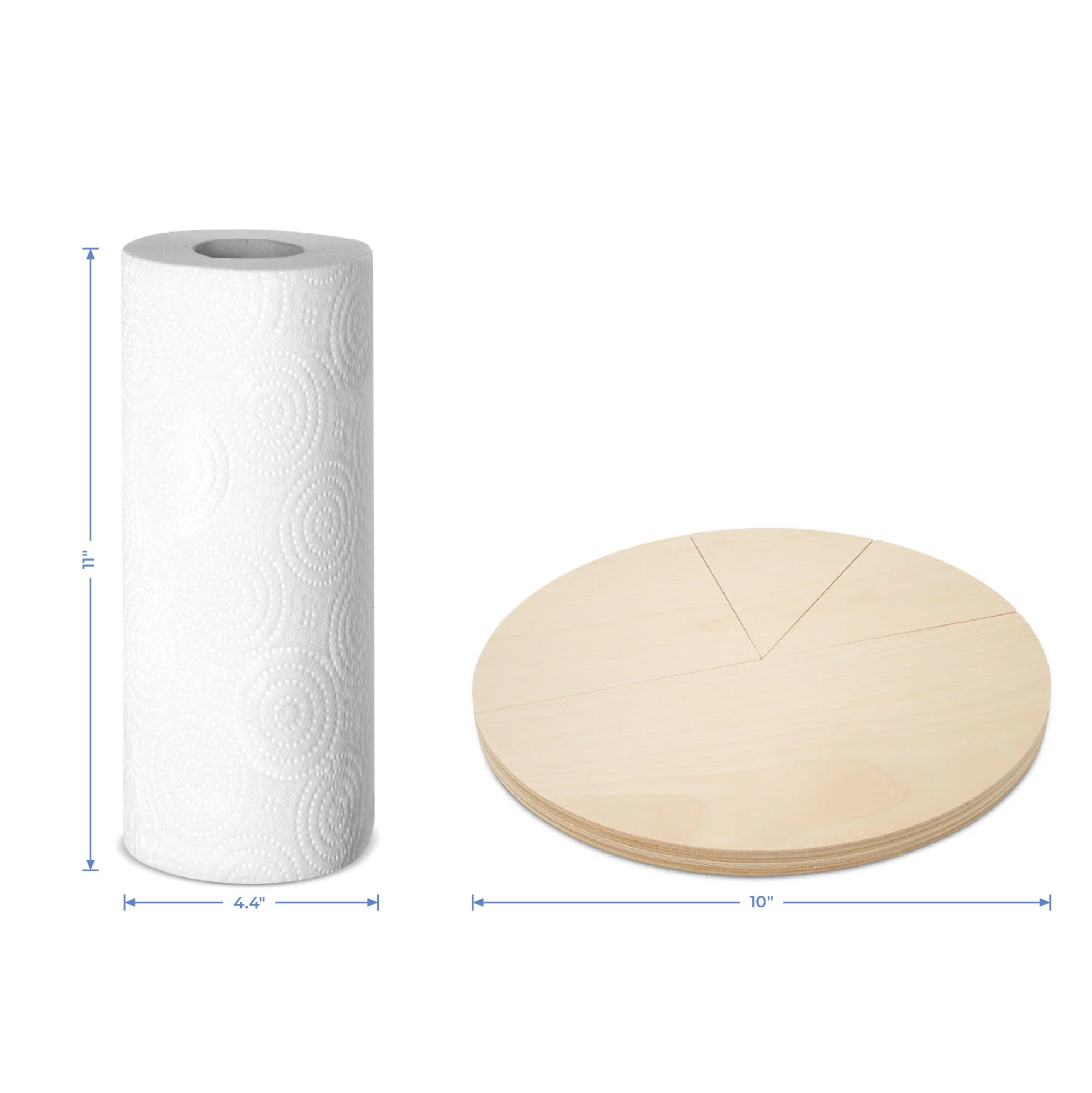 Wood Fraction Set, 10”