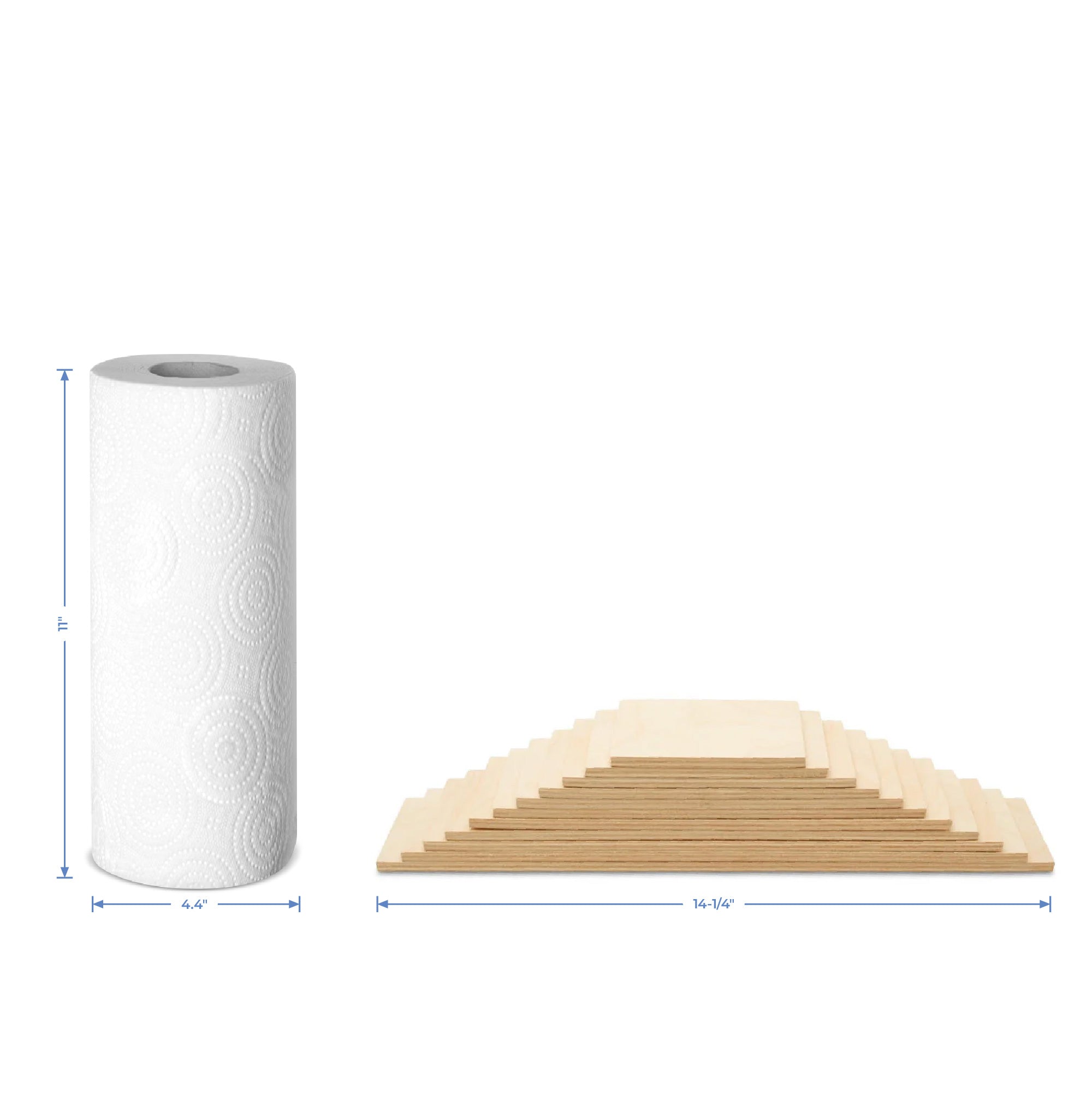 Rainbow Building Slats, Set of 11