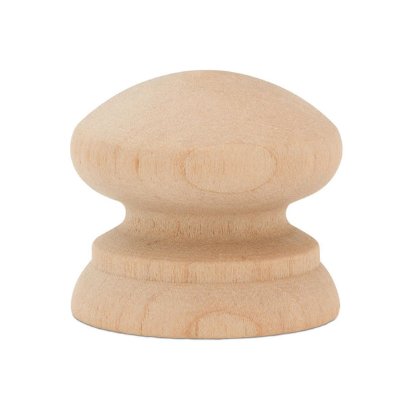 British Wood Knob 1-1/2”, Unfinished | Woodpeckers Crafts