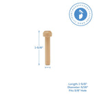 Woodpeckers Crafts 1-5/8" Axle 