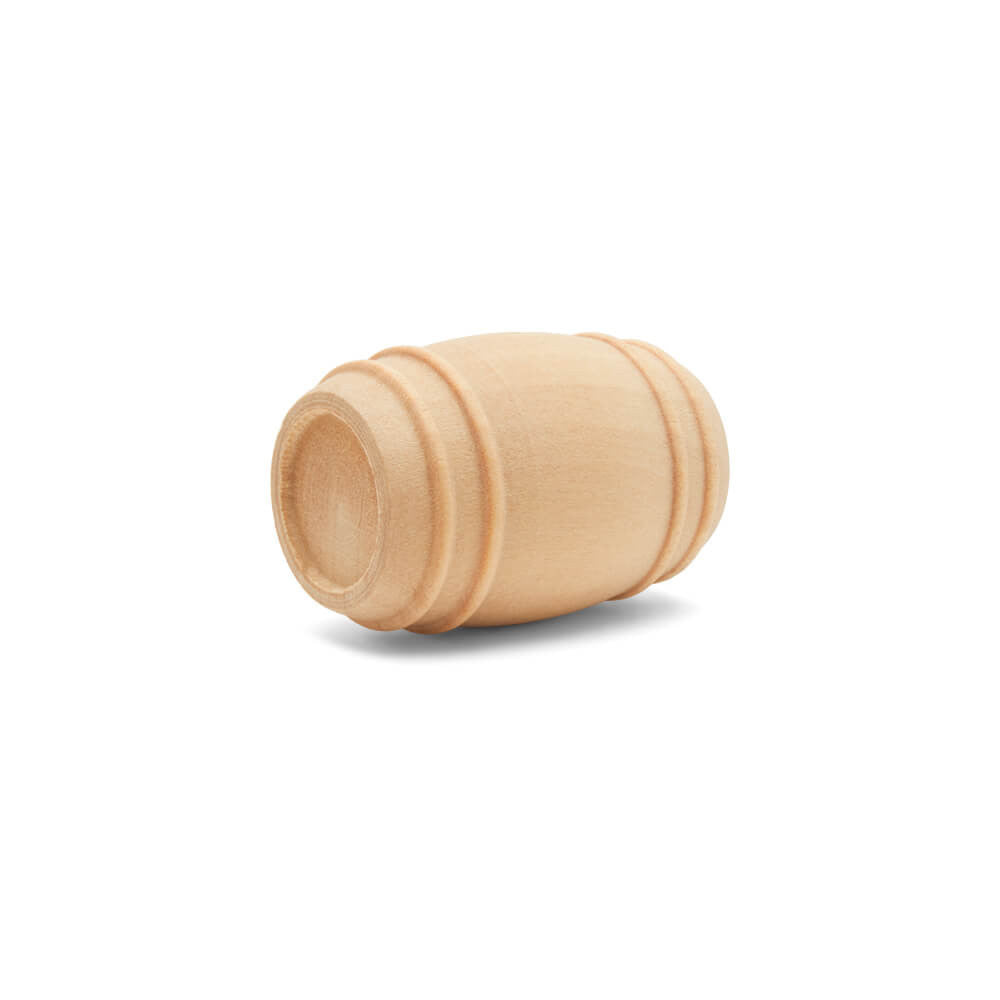 Unfinished Wood Miniature Pickle Barrels 1-5/8” | Woodpeckers Crafts