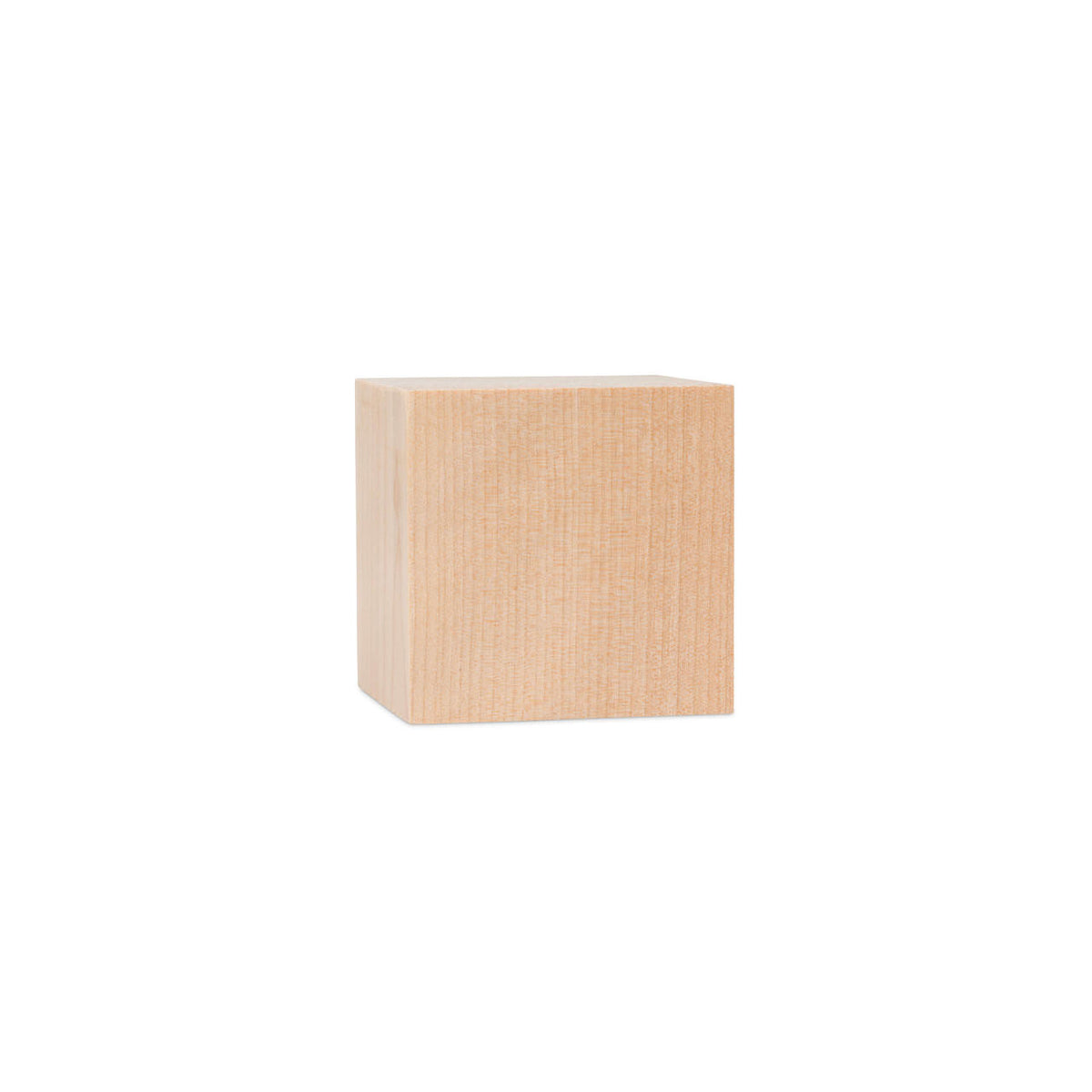 Timber Cube Rounded Edges 1” Unfinished Wooden Cube, Solid Birch Hardwood | Woodpeckers Crafts