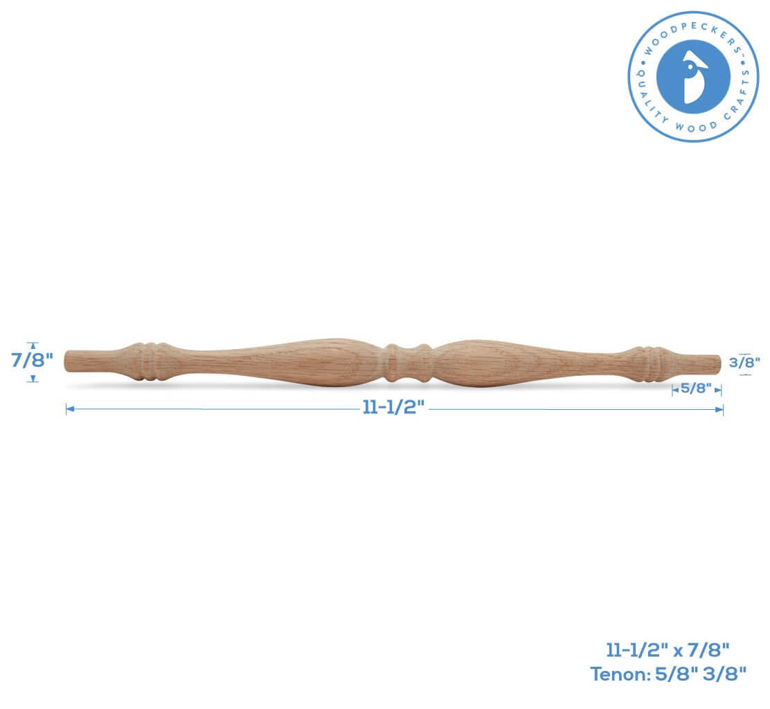 Woodpeckers Crafts 11" Oak Spindle 