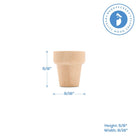 Woodpeckers Crafts 1/2" Flower pot 