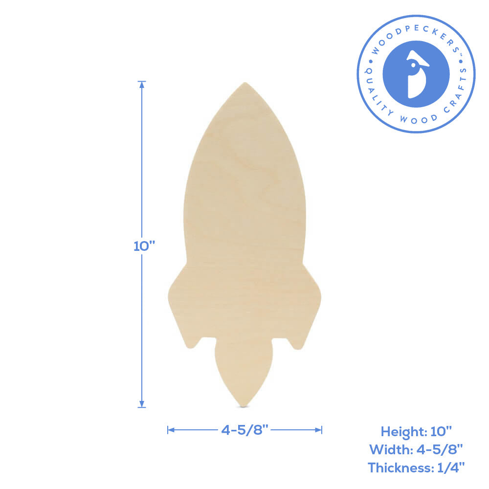 Wood Rocket Cutout