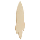 Woodpeckers Crafts 12" Wood Rocket Cutout, 12" x 9" x 1/4" 