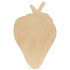Woodpeckers Crafts 12" Wood Strawberry Cutout, 12" x 7.5" x 1/4" 