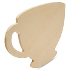 Woodpeckers Crafts 12" Wood Tea Cup Cutout, 12" x 7" x 1/4" 