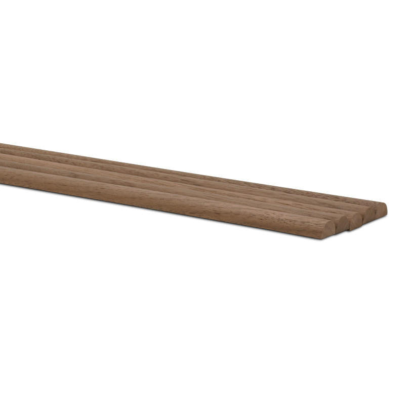 1/2" X 36" Split Walnut Dowel