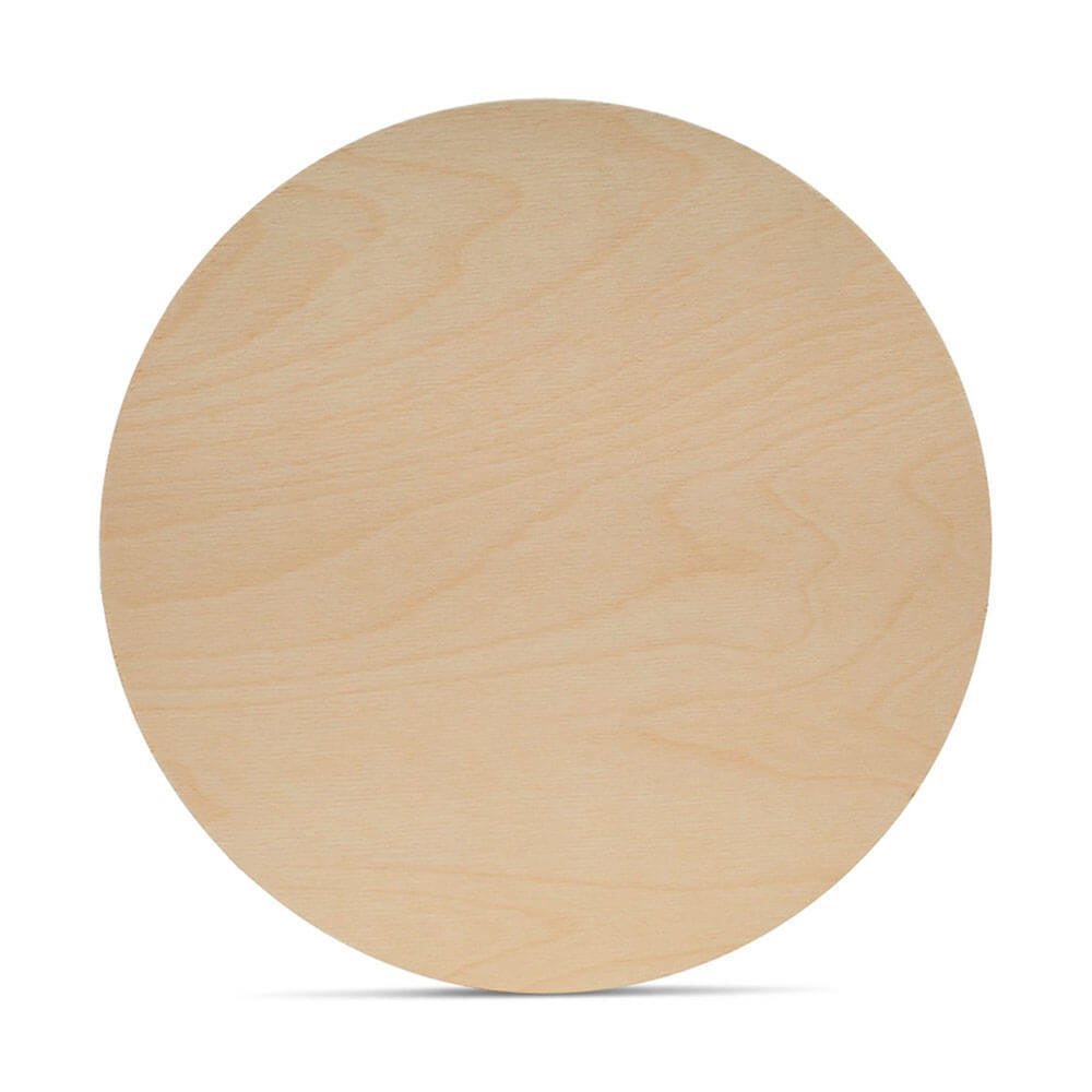 13" Wooden Circle Cutout, 1/2" Thick