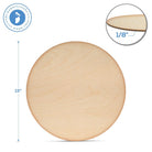 Woodpeckers Crafts 13" Circle Cutout, 1/8" Thick 