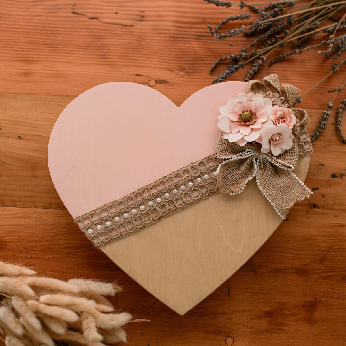 14" Wooden Heart Cutout