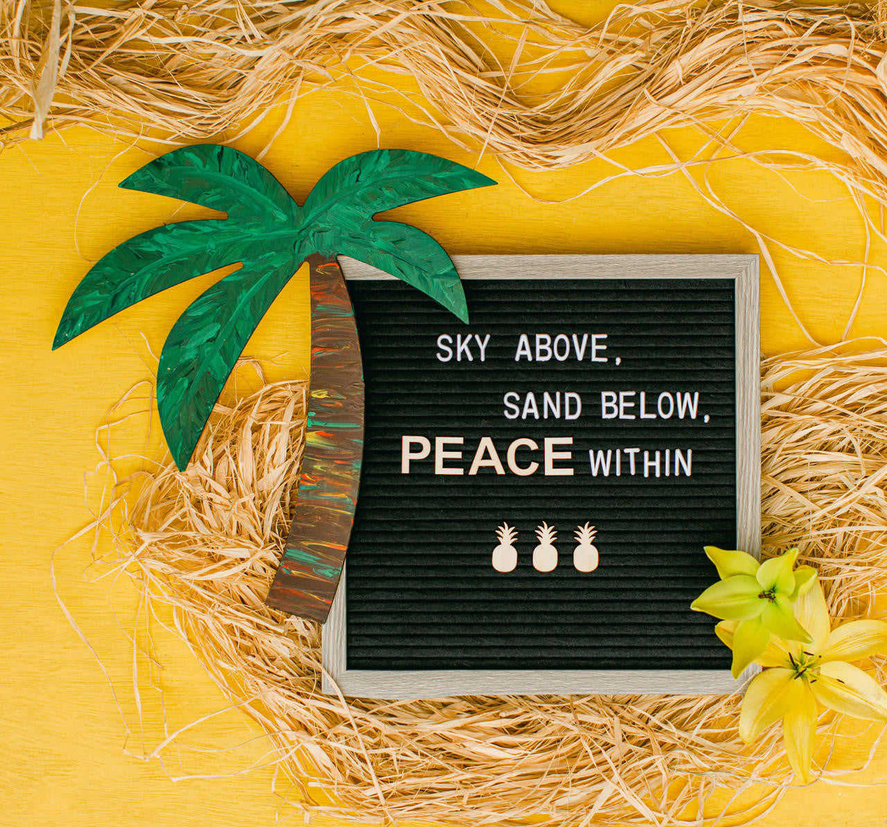 Woodpeckers Crafts 14" Wood Palm Tree Cutout 