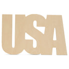 Woodpeckers Crafts 16" Wood USA Cutout, 16" x 9-3/4" x 1/4" 