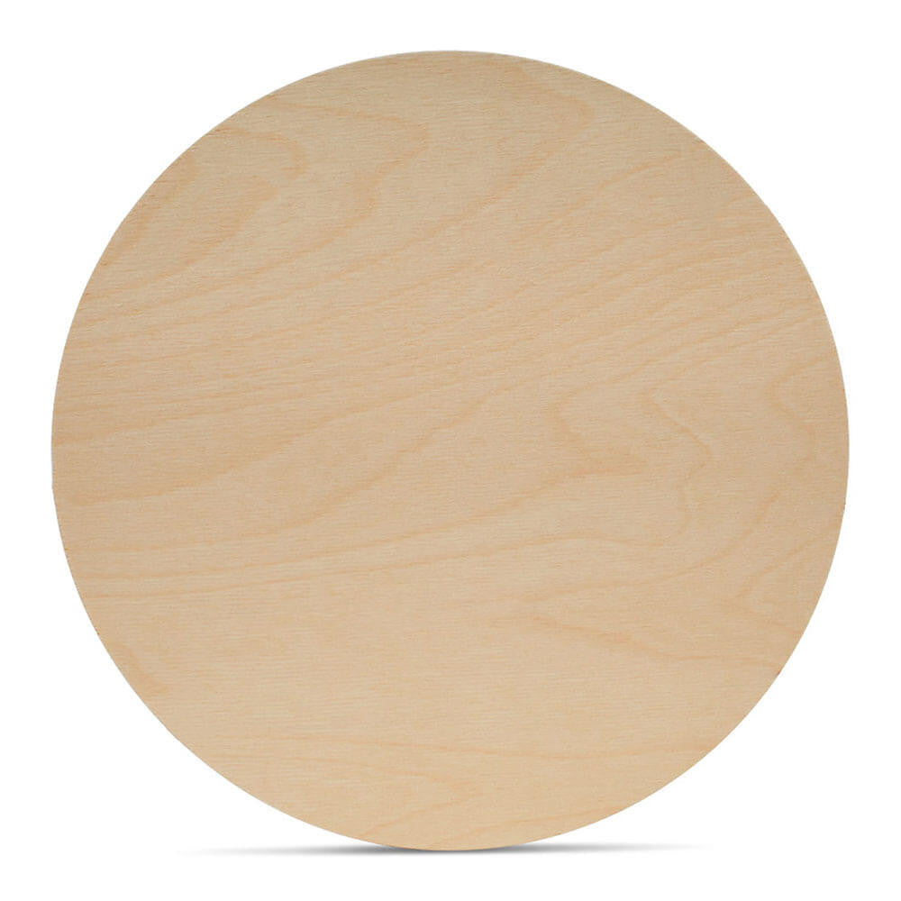 17" Wooden Circle Cutout, 1/4" Thick