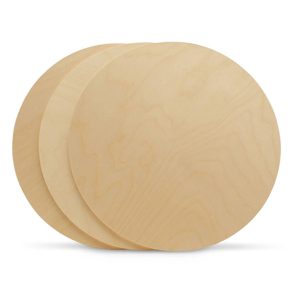 24" Wooden Circle Cutout, 1/2" Thick