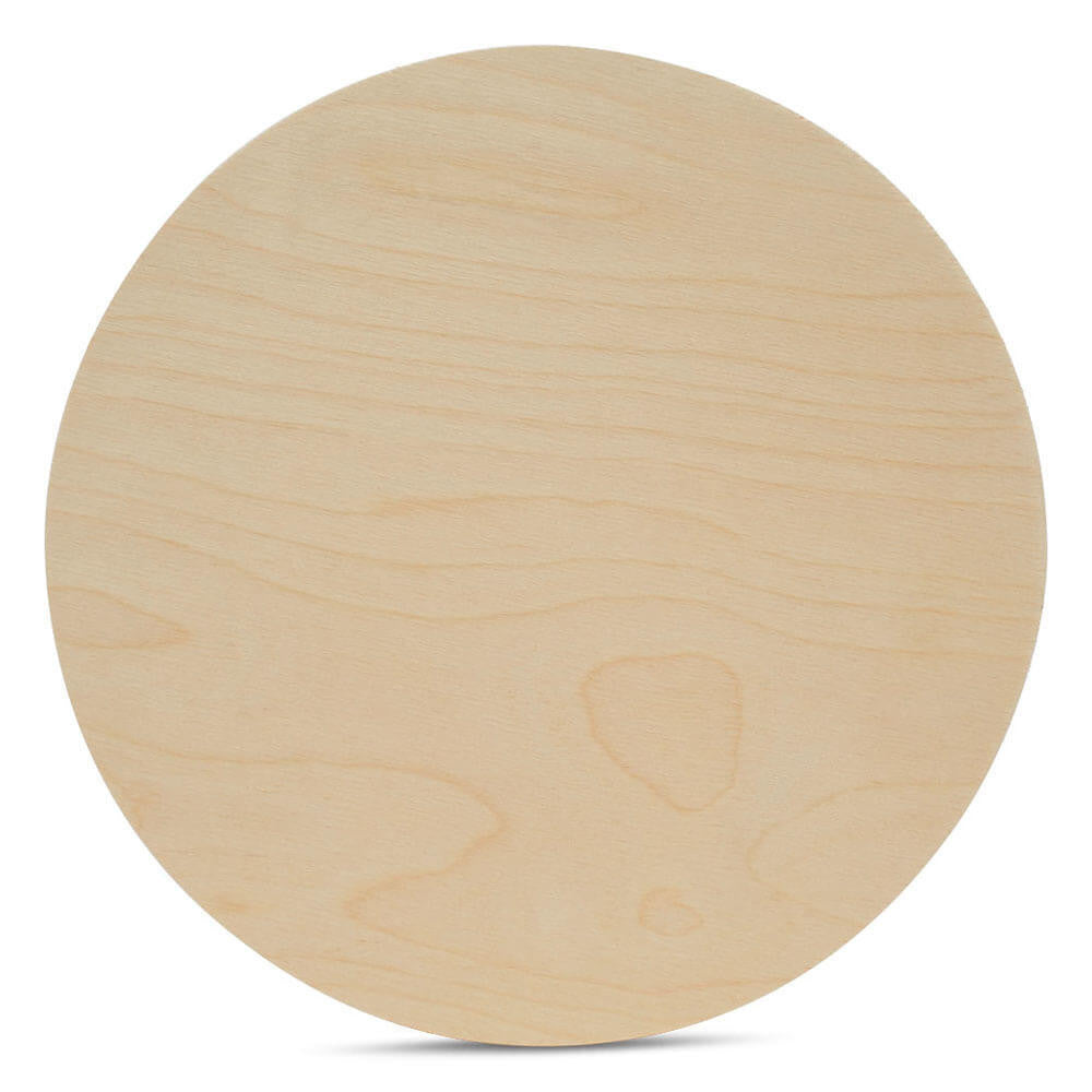 24" Wooden Circle Cutout, 3/4" Thick