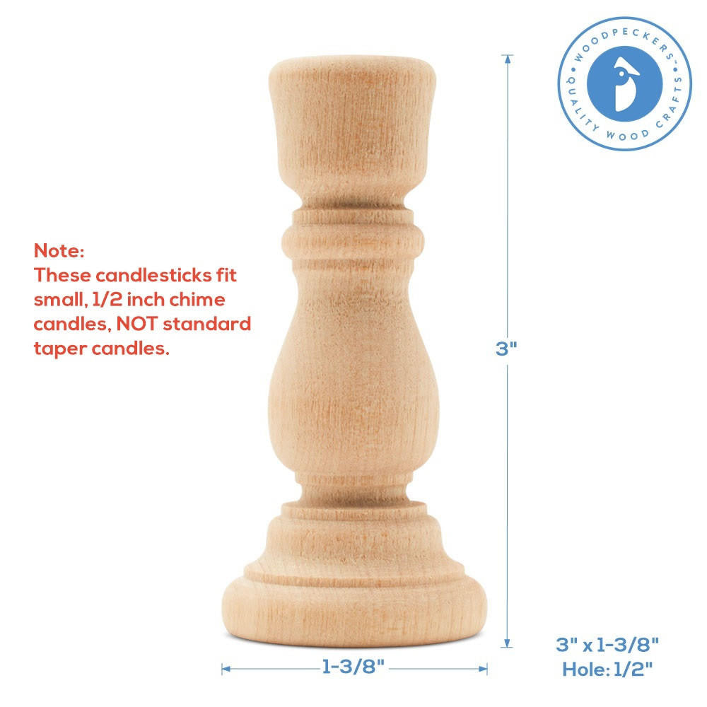 3" Candle Stick