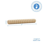 Woodpeckers Crafts 3" x 7/16" Spiral Wooden Dowel Pin 