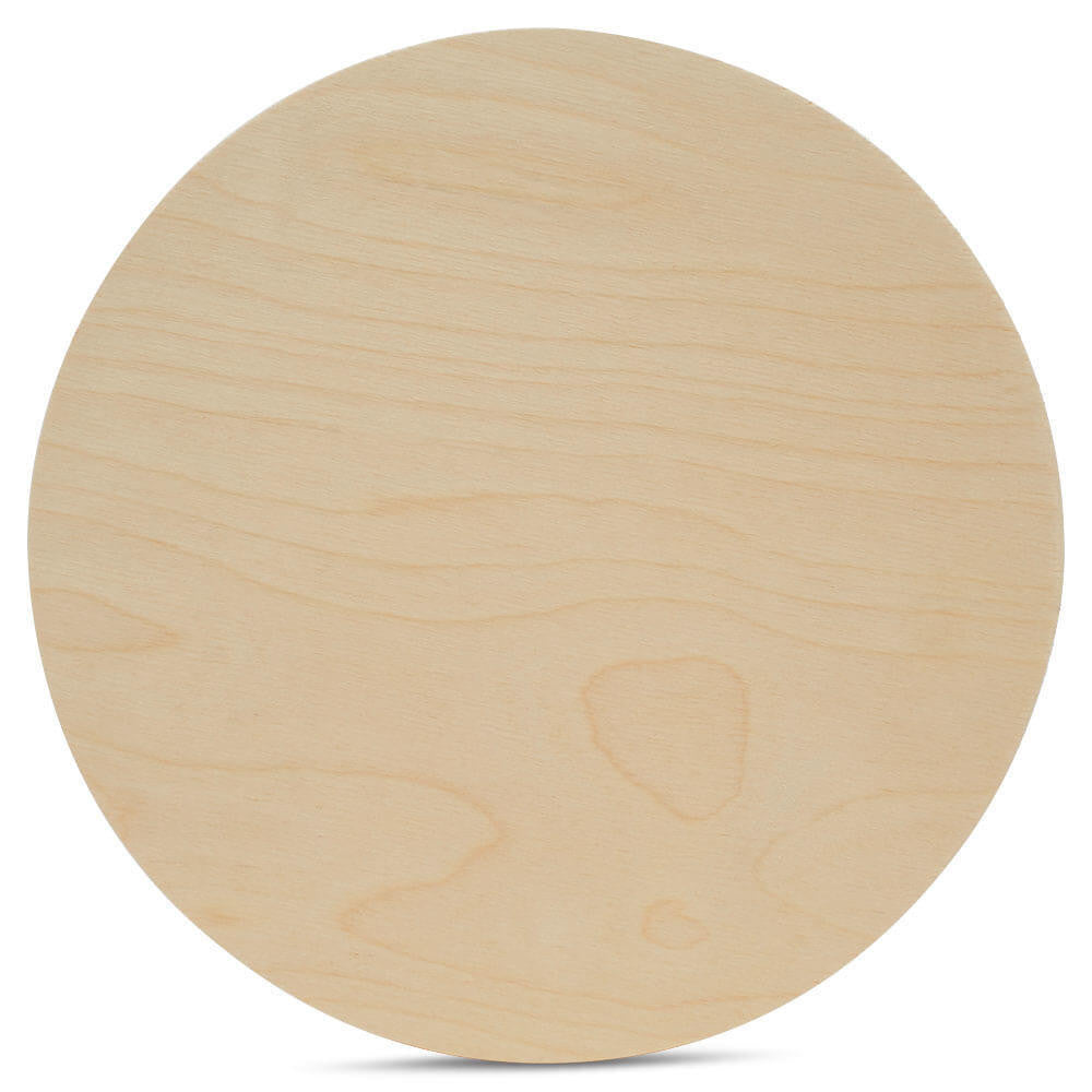 36" Wooden Circle Cutout, 1/2" Thick