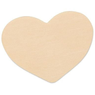 7" Wooden Heart Cutout