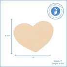 Woodpeckers Crafts 7" Wooden Heart Cutout 