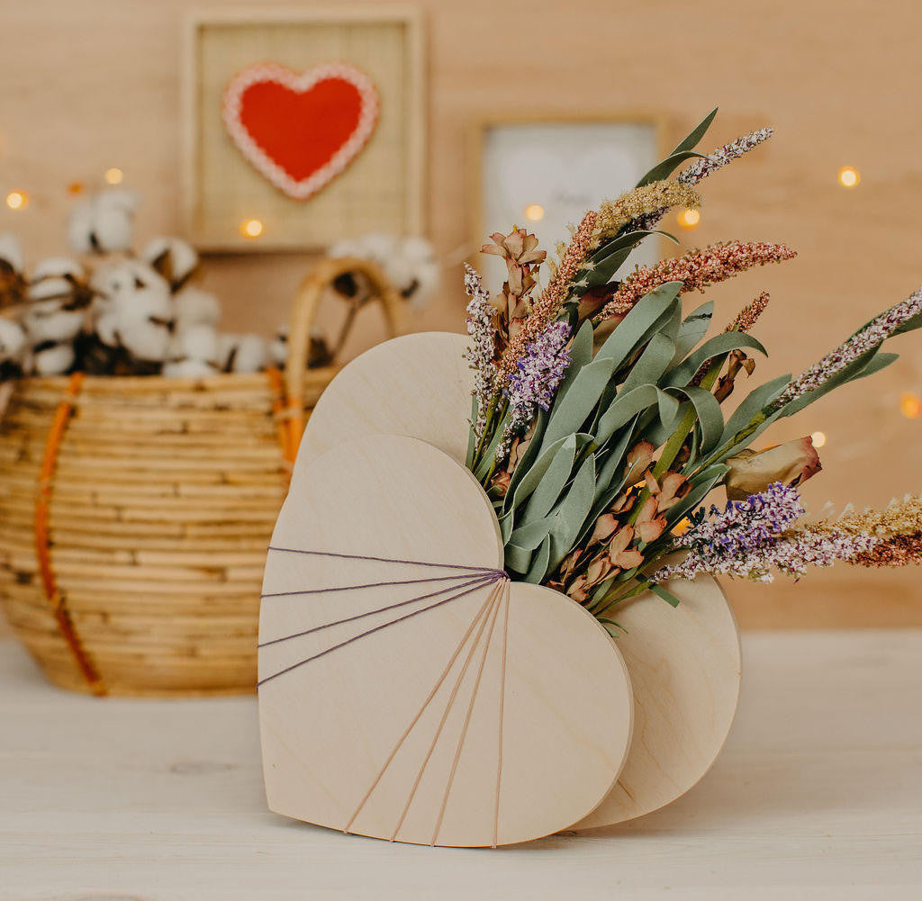 Wooden Heart Cutout (4"- 24")