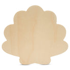 Woodpeckers Crafts 8" Wood Seashell Cutout, 8" x 7" x 1/4" 