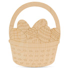 Woodpeckers Crafts Basket Full of Easter Eggs Cutout