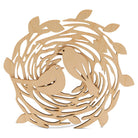 Woodpeckers Crafts Bird Nest Cutout Kit with 2 Bird Cutouts