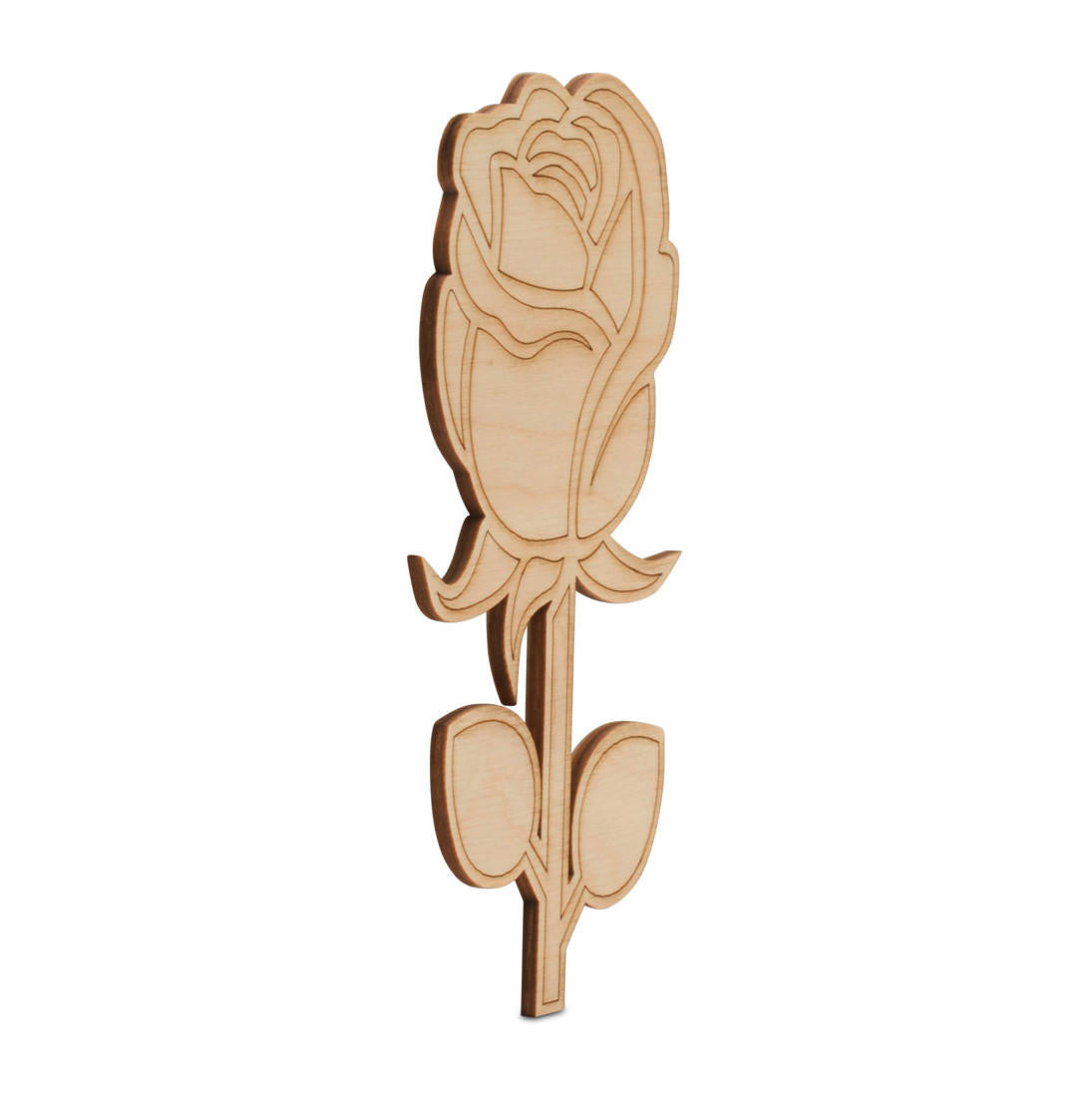 10" Blooming Rose Cutout