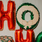 Woodpeckers Crafts Christmas Wreath Cutout with Bow