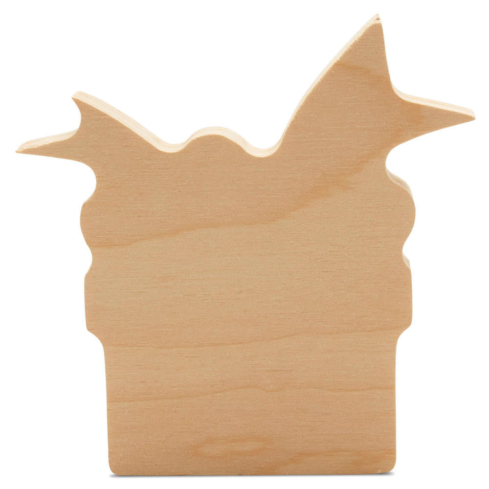 Lemon Tiered Tray Decor 4-1/2-inch X 3-1/4-inch, Pack Of 2 Chunky Wood Cutouts, Farmhouse Tier Tray Decor For Crafts, By Woodpeckers