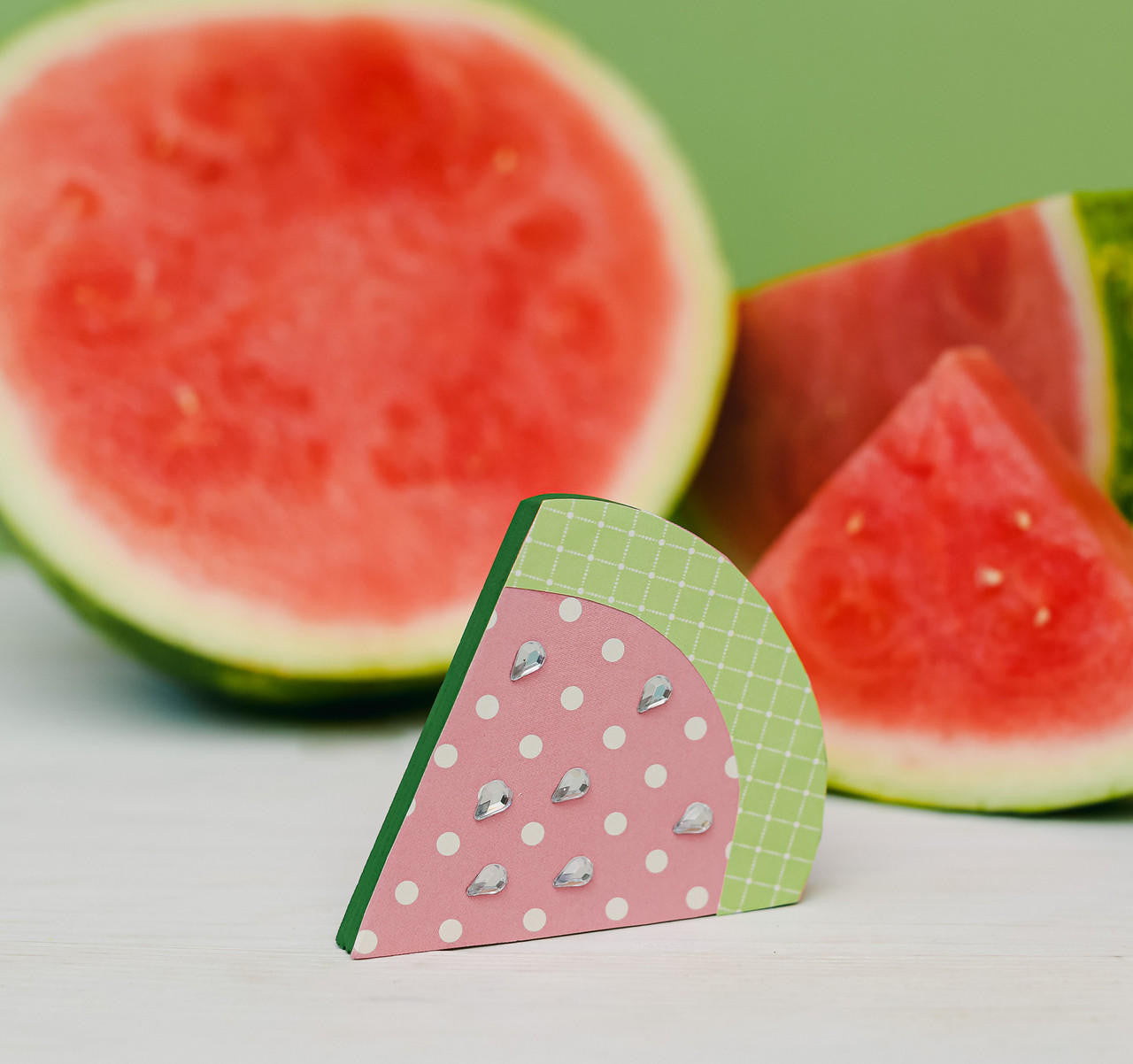 Woodpeckers Crafts Chunky Watermelon Cutout 